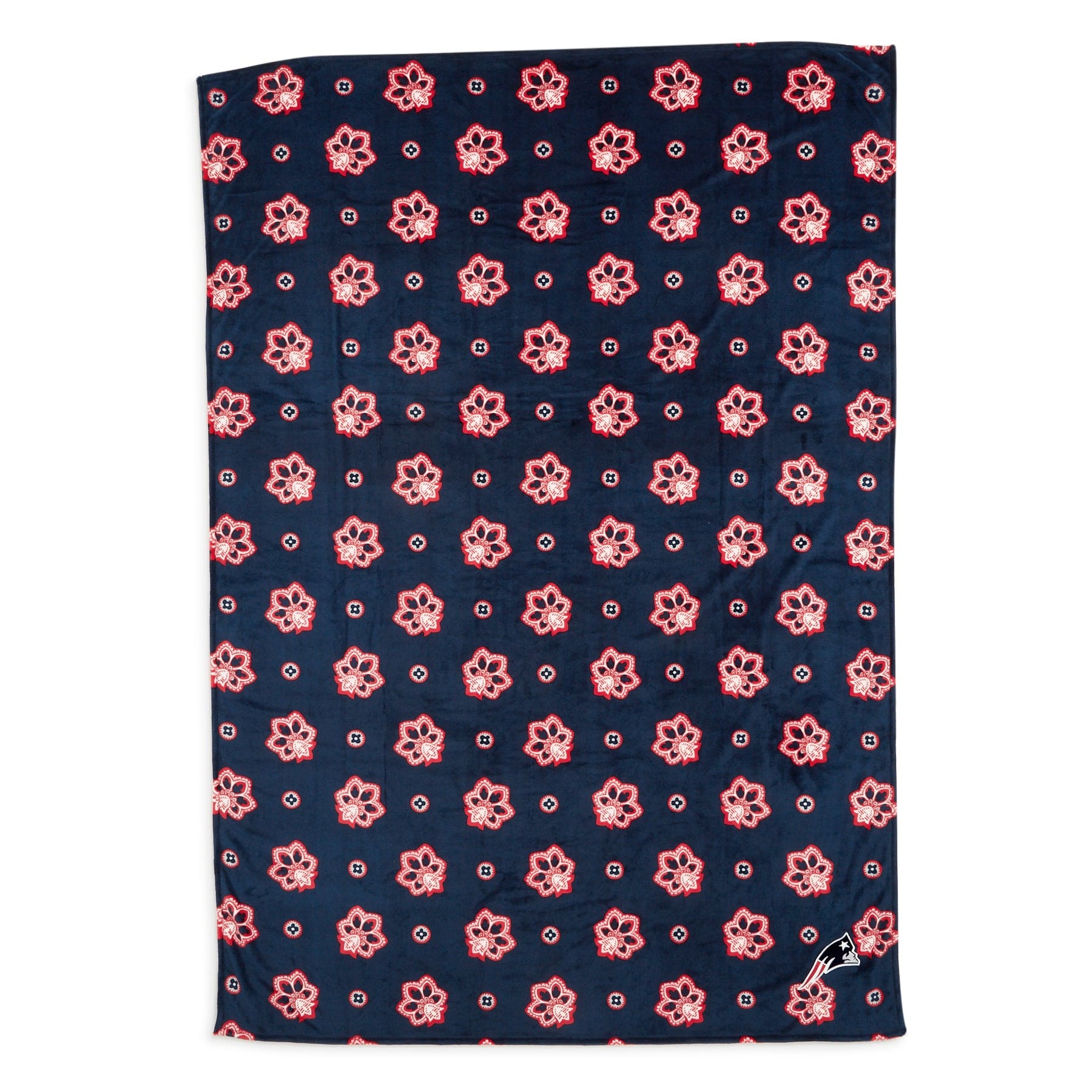 NFL Oversized Throw Blanket-New England Patriots Bandana-Image 3-Vera Bradley