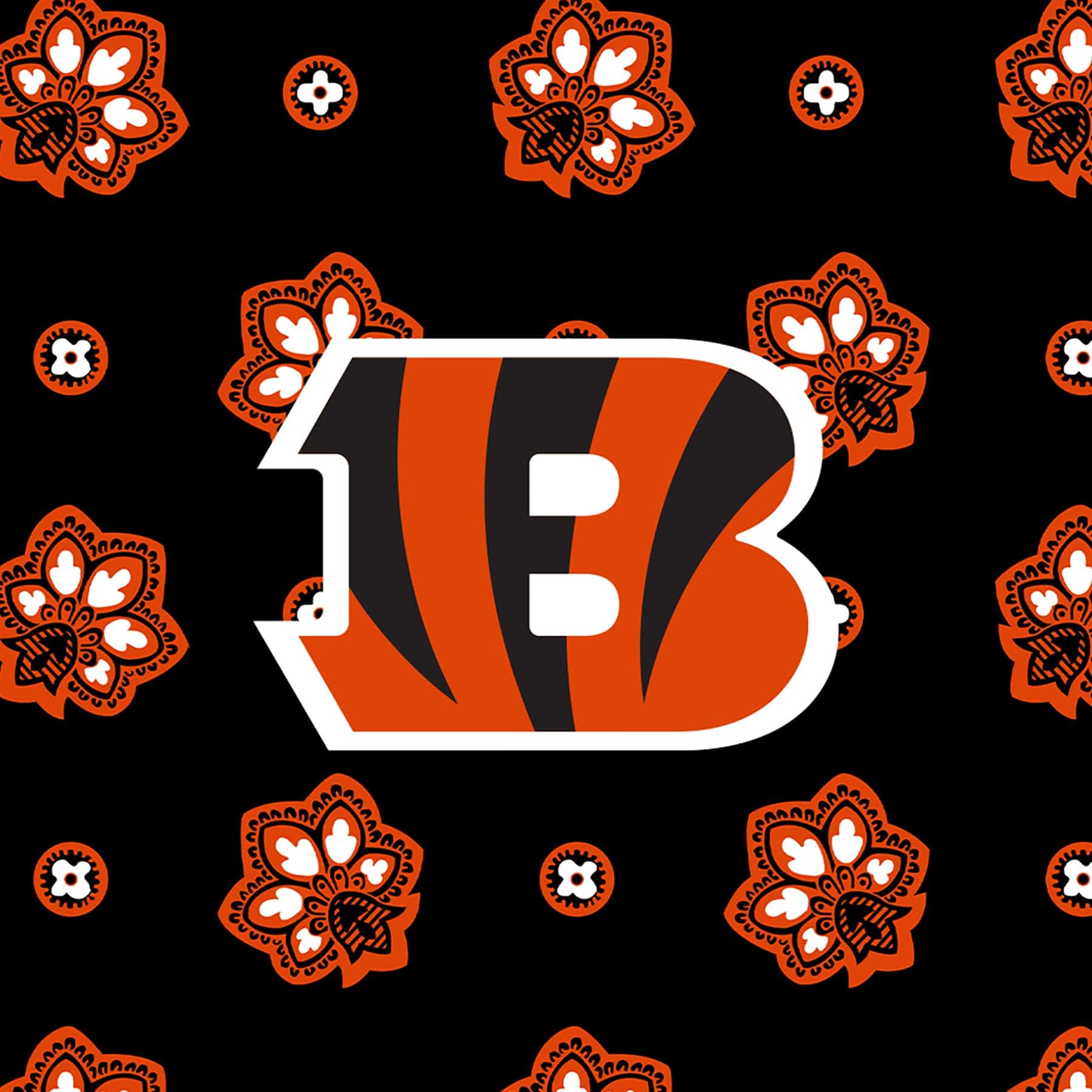 NFL Oversized Throw Blanket-Cincinnati Bengals Bandana-Image 4-Vera Bradley
