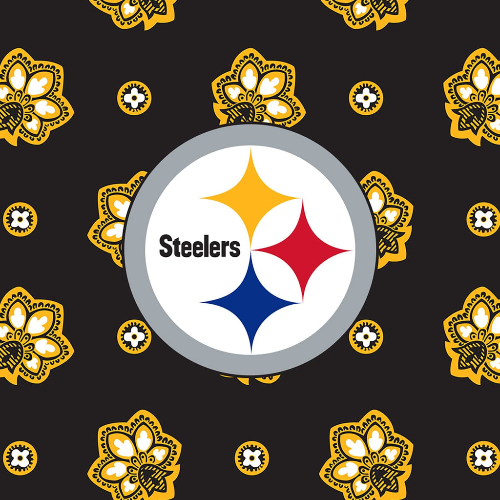 NFL Oversized Throw Blanket-Pittsburgh Steelers Bandana-Image 4-Vera Bradley