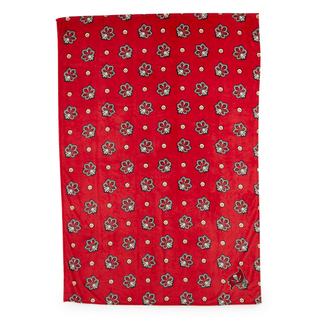 NFL Oversized Throw Blanket-Tampa Bay Buccaneers Bandana-Image 3-Vera Bradley