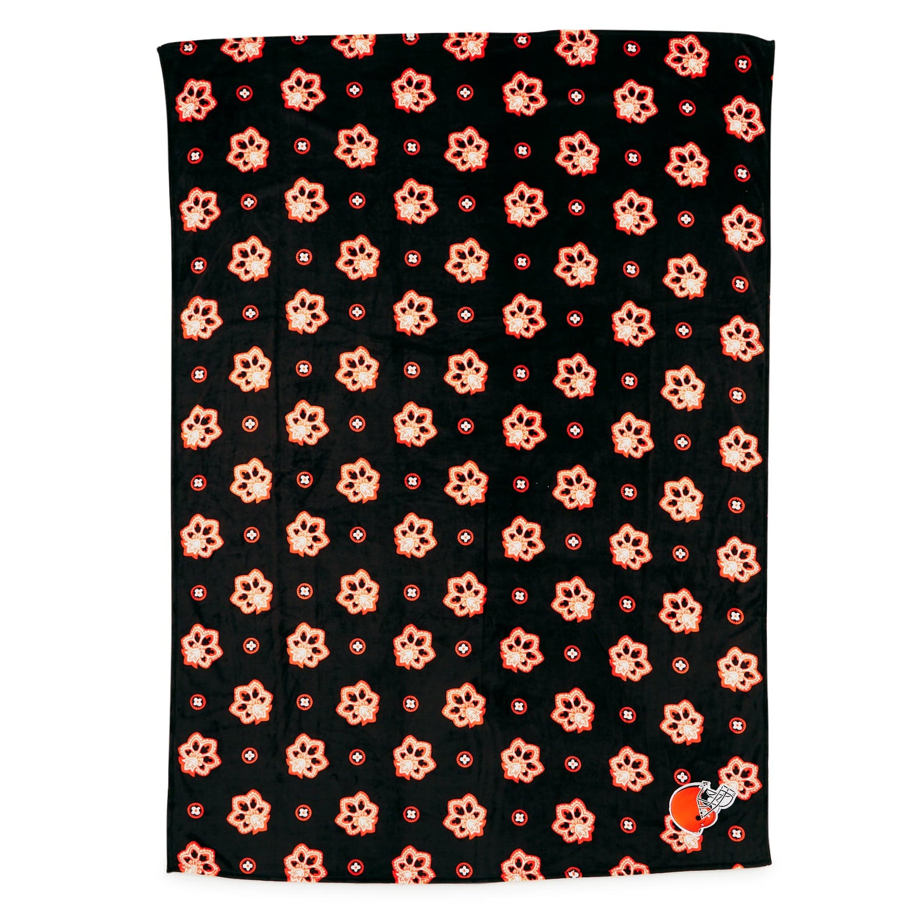 NFL Oversized Throw Blanket-Cleveland Browns Bandana-Image 3-Vera Bradley