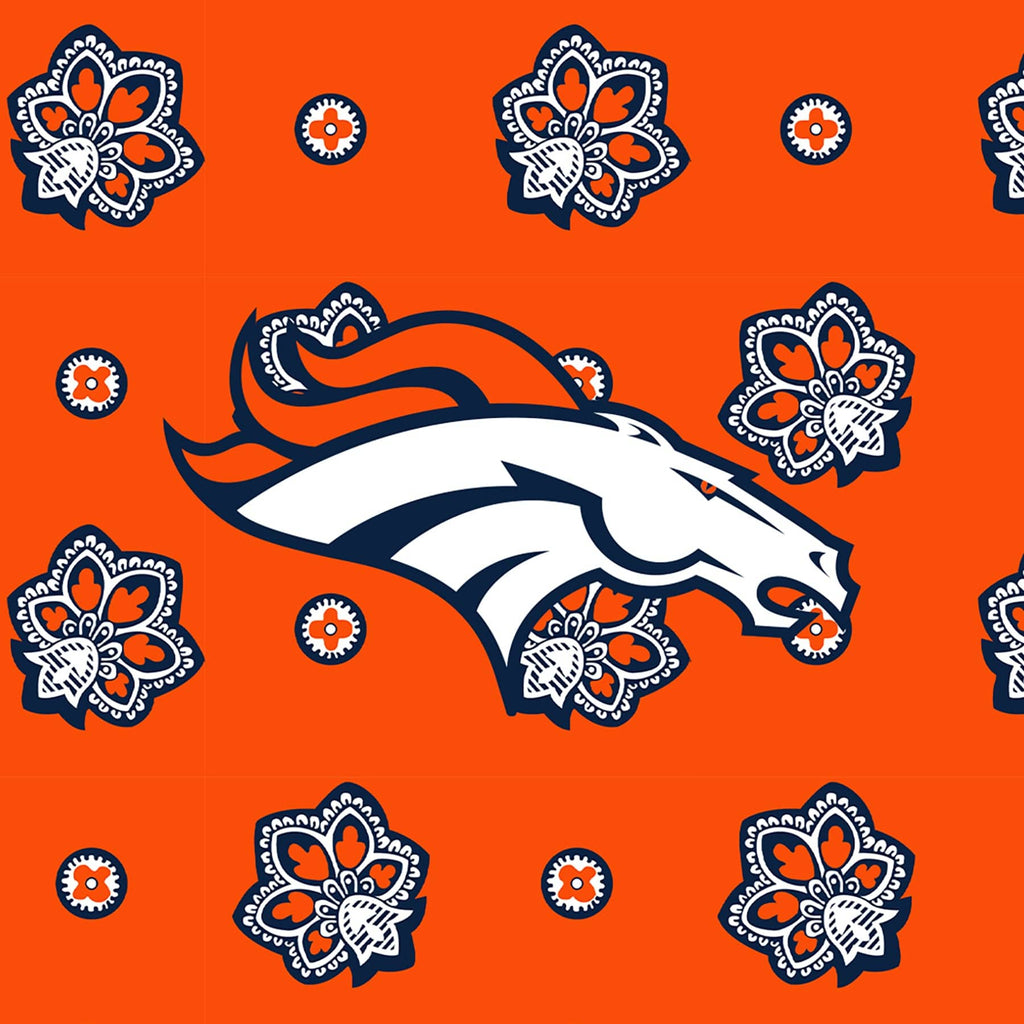 NFL Oversized Throw Blanket-Denver Broncos Bandana-Image 4-Vera Bradley
