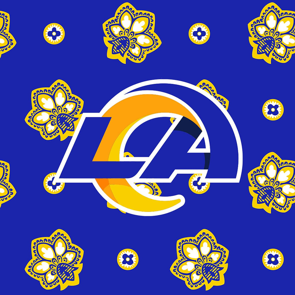 NFL Oversized Throw Blanket-Los Angeles Rams Bandana-Image 4-Vera Bradley
