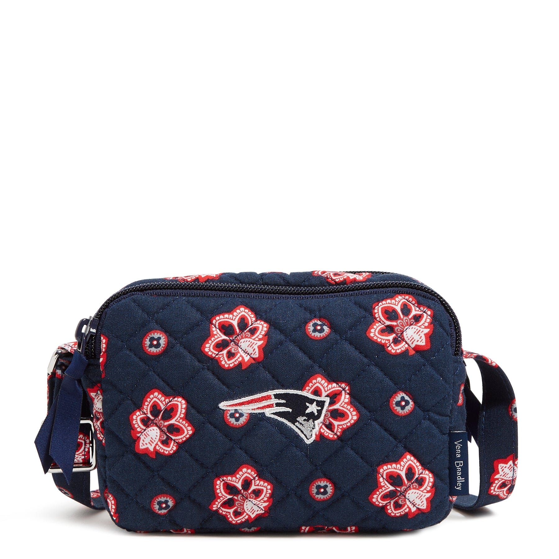 NFL RFID Small Stadium Crossbody Bag-New England Patriots Bandana-Image 2-Vera Bradley