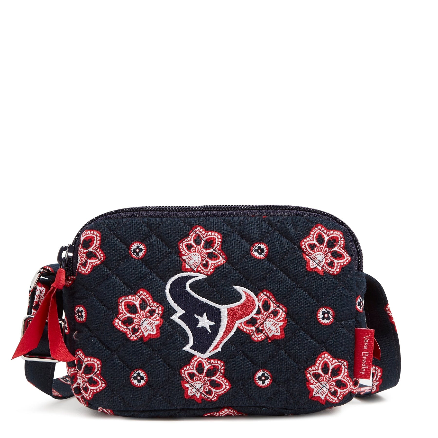 NFL RFID Small Stadium Crossbody Bag-Houston Texans Bandana-Image 2-Vera Bradley