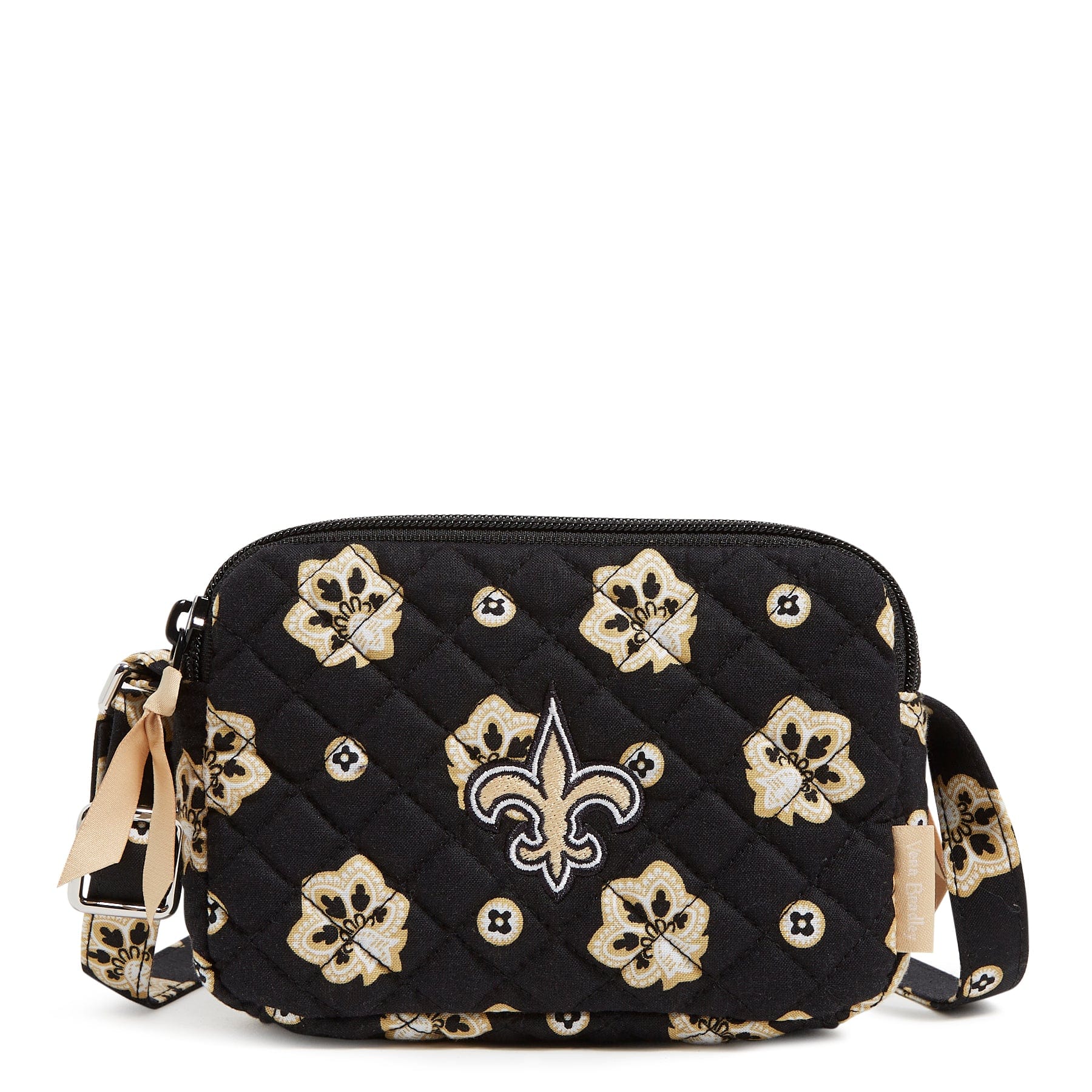 NFL RFID Small Stadium Crossbody Bag-New Orleans Saints Bandana-Image 2-Vera Bradley