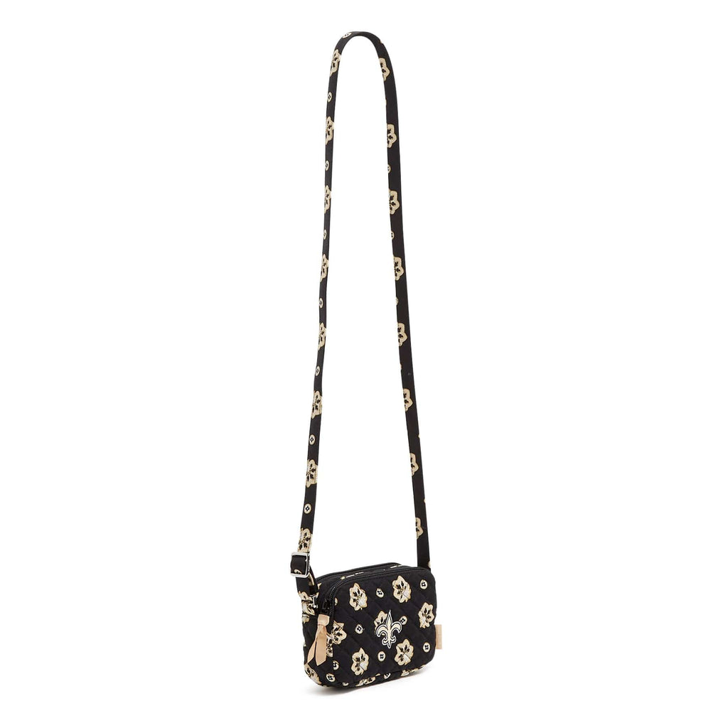 NFL RFID Small Stadium Crossbody Bag-New Orleans Saints Bandana-Image 3-Vera Bradley