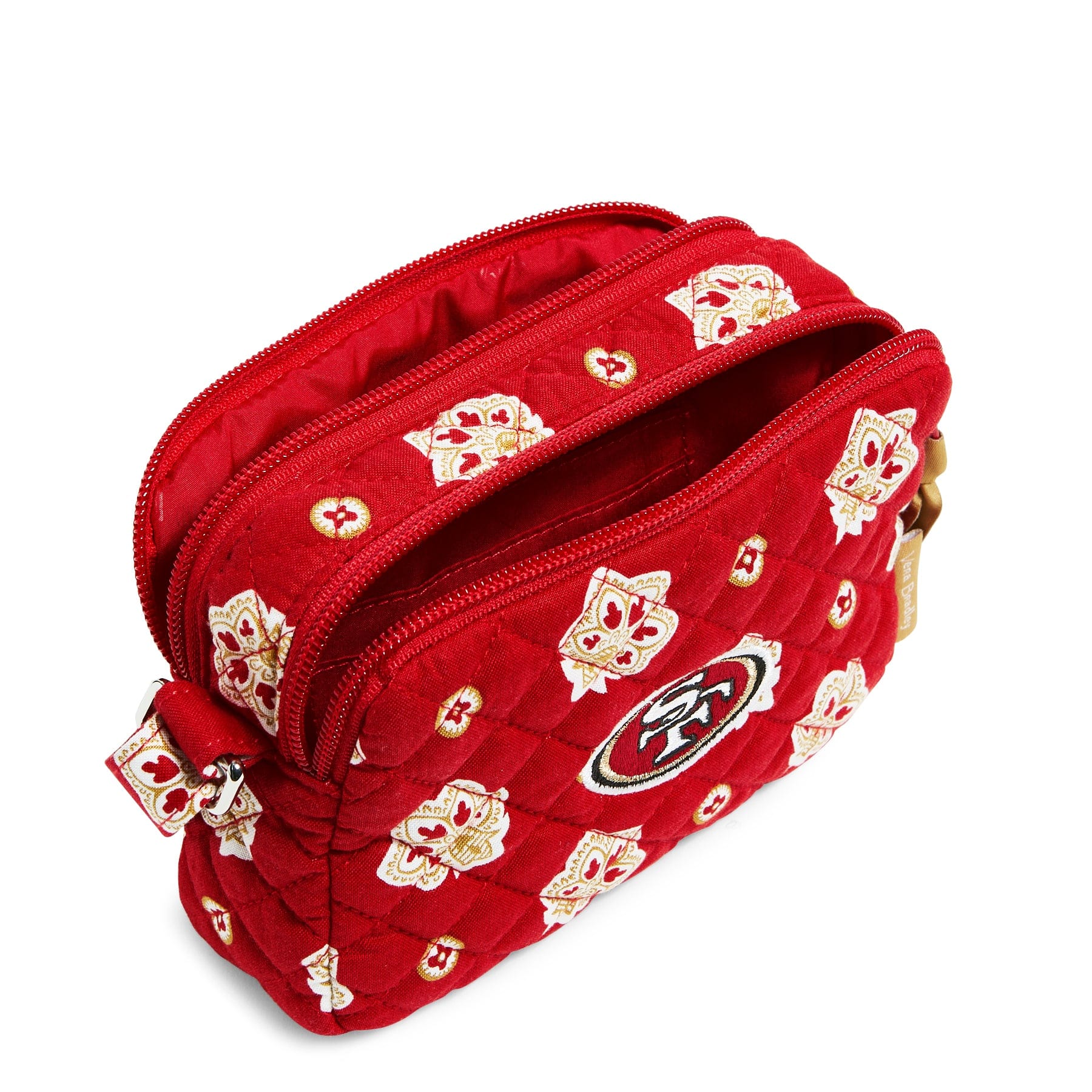 NFL RFID Small Stadium Crossbody Bag-San Francisco 49ers Bandana-Image 3-Vera Bradley