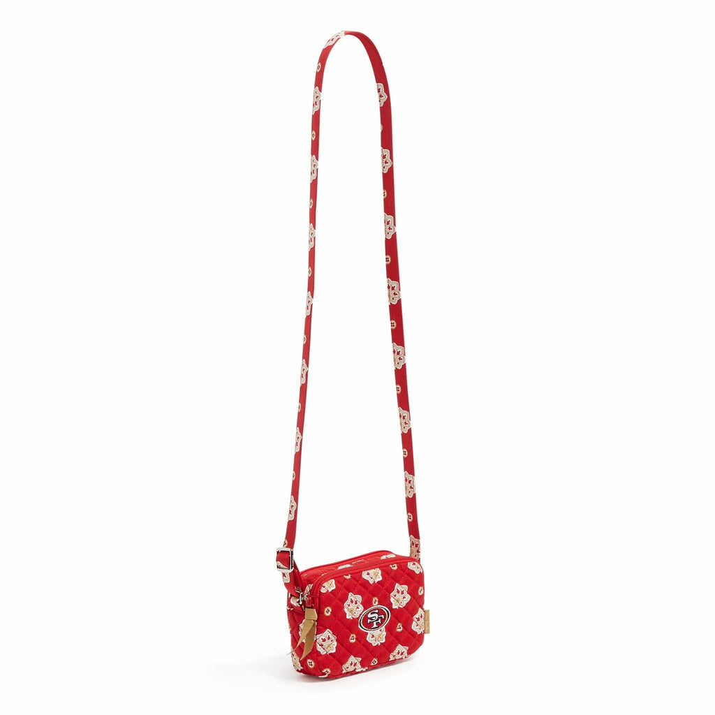 NFL RFID Small Stadium Crossbody Bag-San Francisco 49ers Bandana-Image 3-Vera Bradley