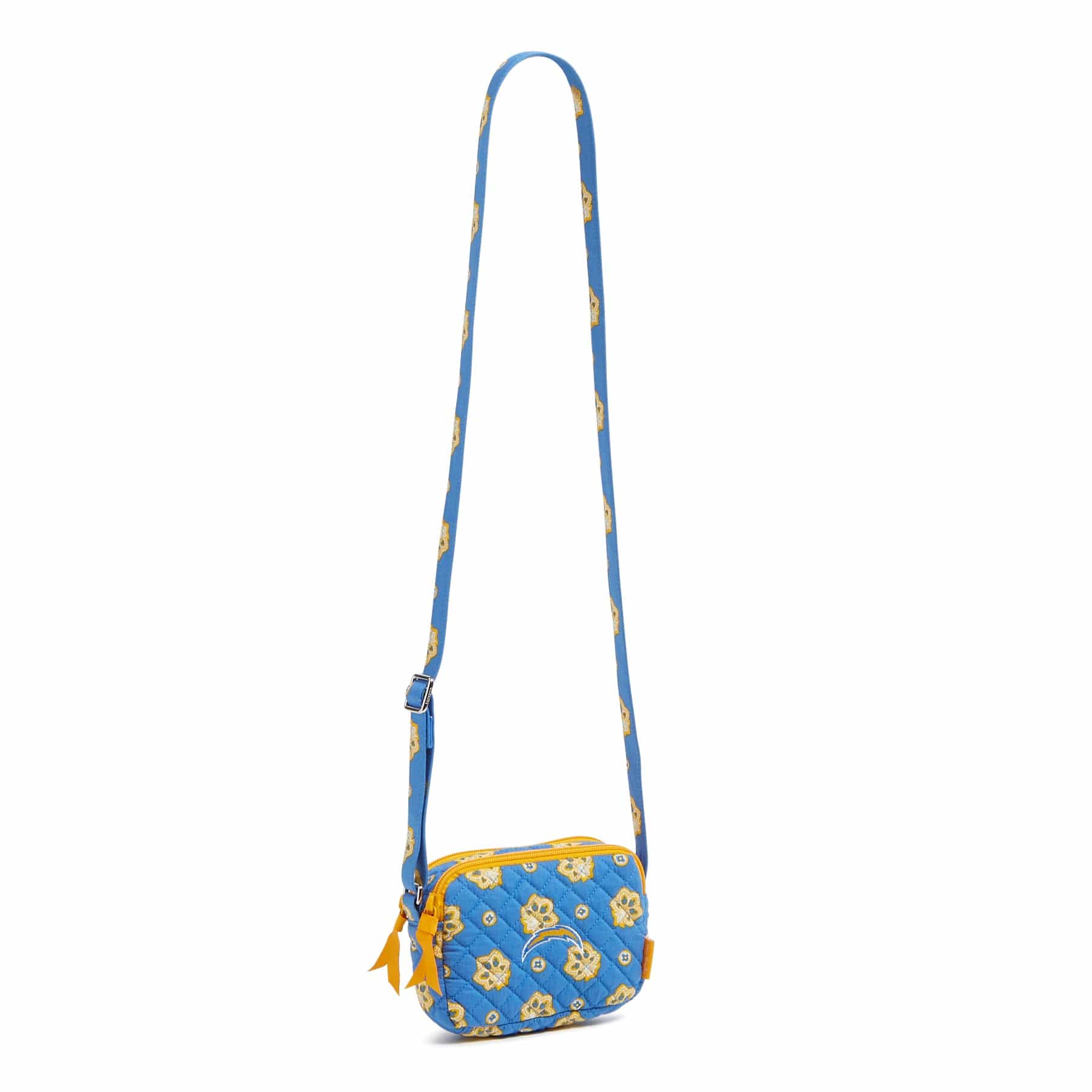 NFL RFID Small Stadium Crossbody Bag-Los Angeles Chargers Bandana-Image 1-Vera Bradley