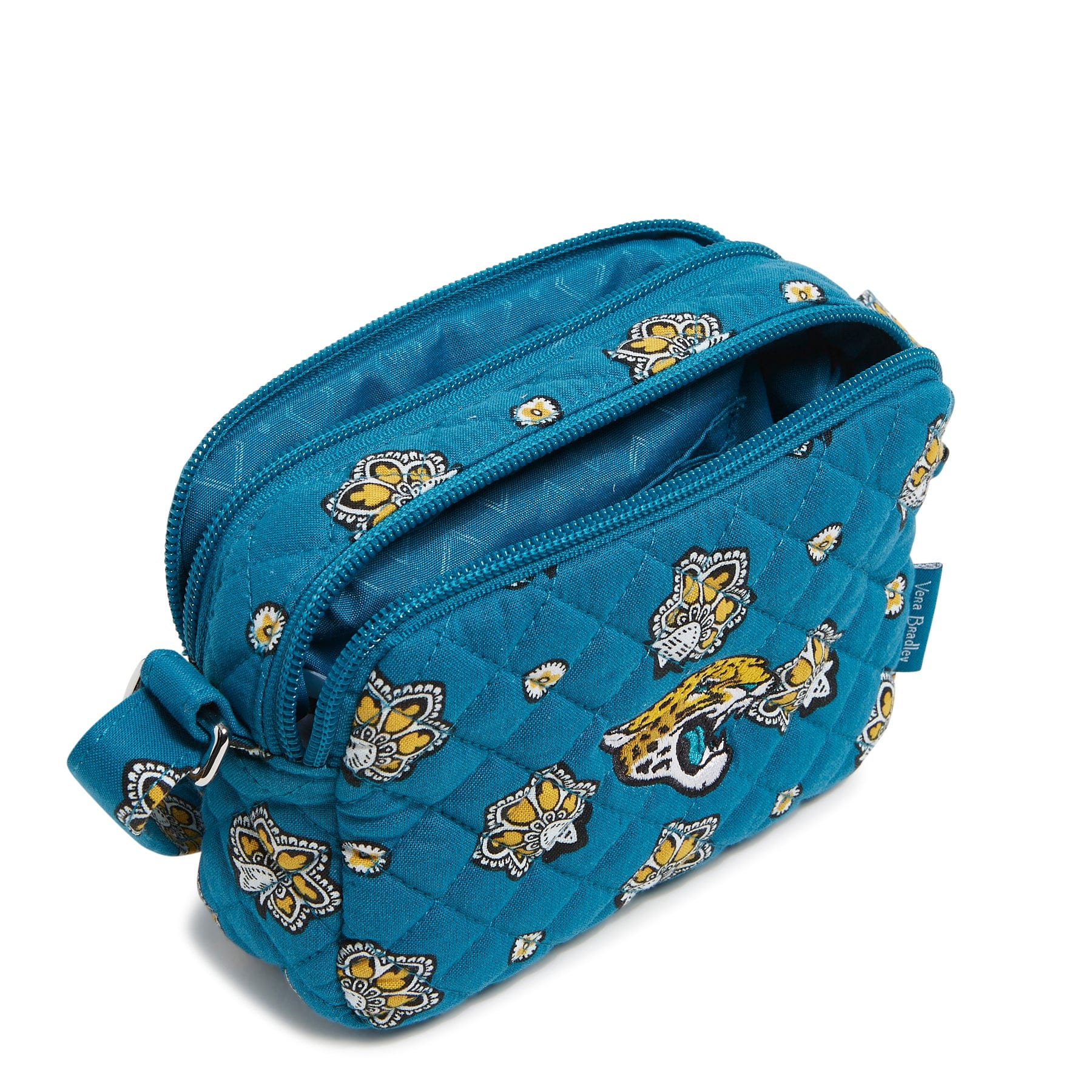 NFL RFID Small Stadium Crossbody Bag-Jacksonville Jaguars Bandana-Image 2-Vera Bradley