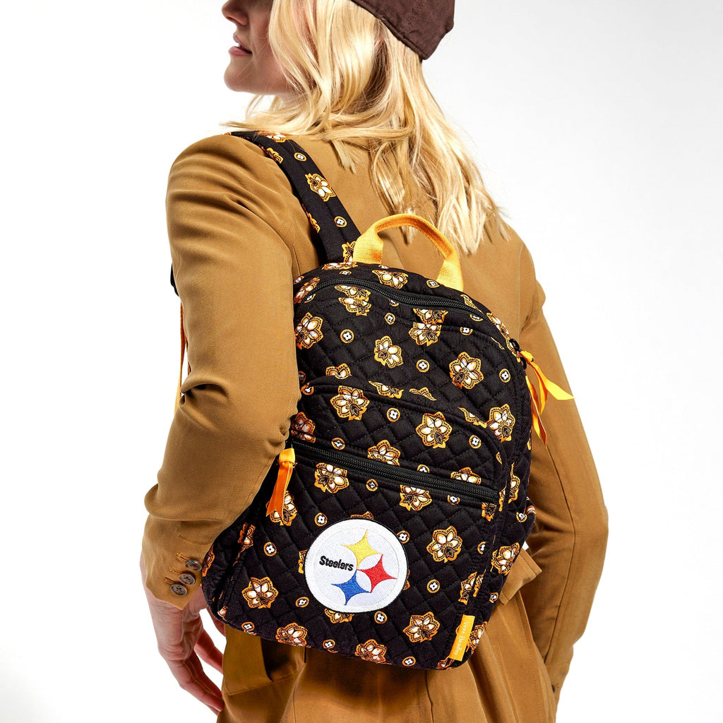 NFL Small Backpack-Pittsburgh Steelers Bandana-Image 1-Vera Bradley