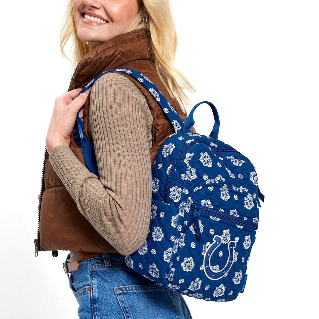NFL Small Backpack-Indianapolis Colts Bandana-Image 1-Vera Bradley