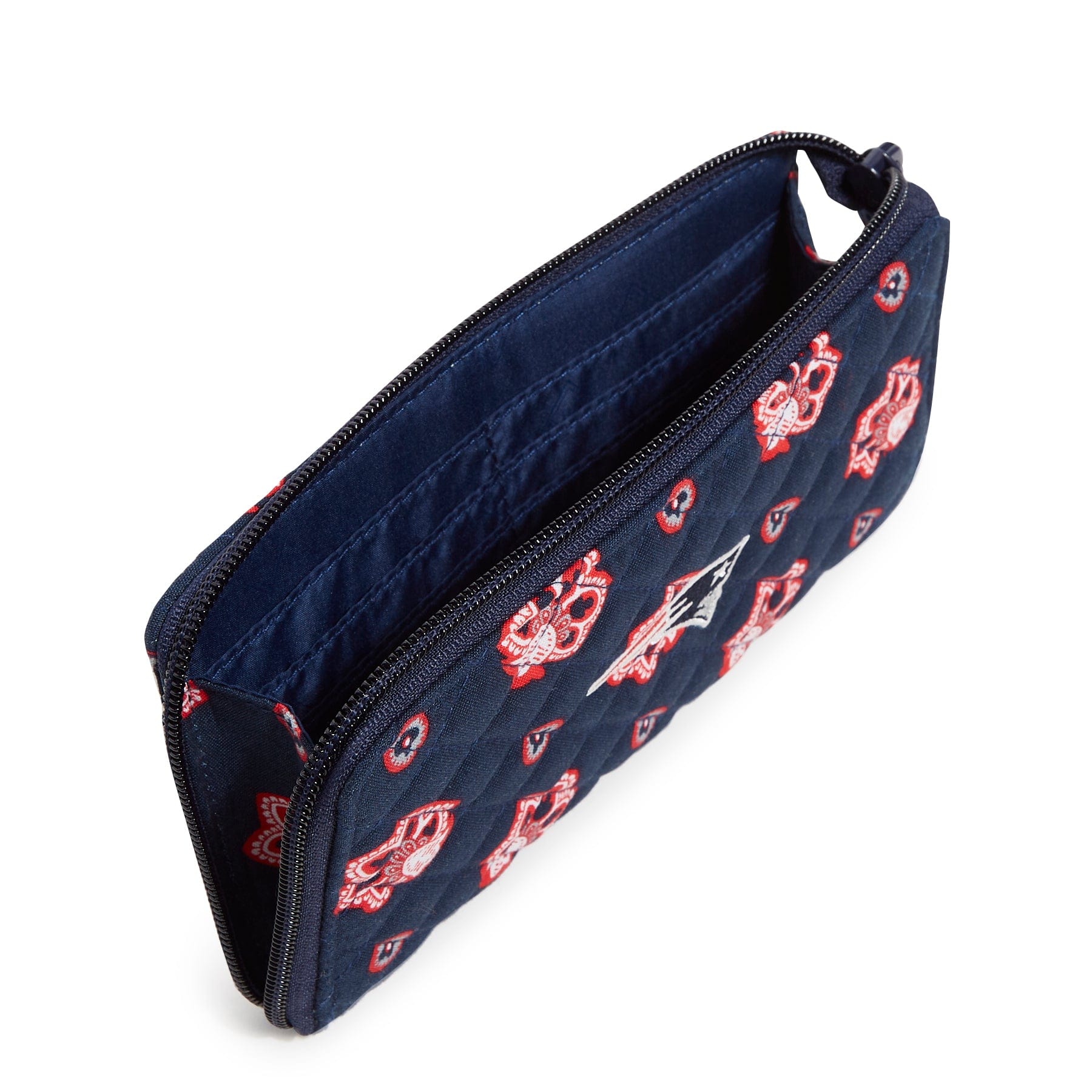 NFL RFID Front Zip Wristlet-New England Patriots Bandana-Image 3-Vera Bradley