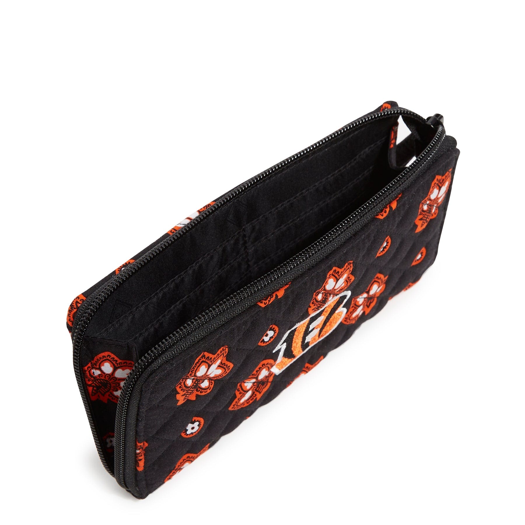 NFL RFID Front Zip Wristlet-Cincinnati Bengals Bandana-Image 3-Vera Bradley