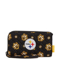 NFL RFID Front Zip Wristlet-Pittsburgh Steelers Bandana-Image 2-Vera Bradley