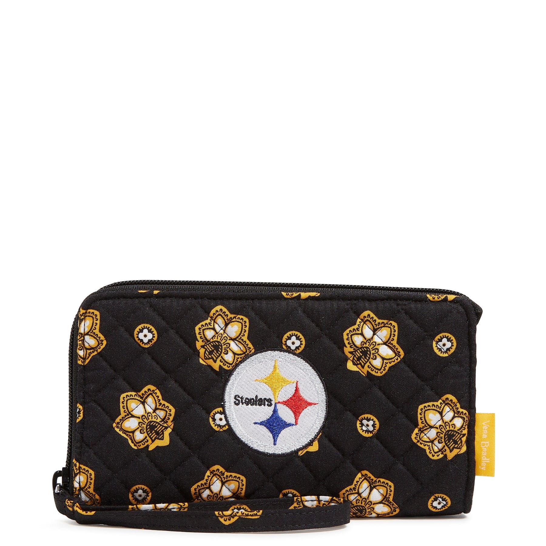 NFL RFID Front Zip Wristlet-Pittsburgh Steelers Bandana-Image 2-Vera Bradley