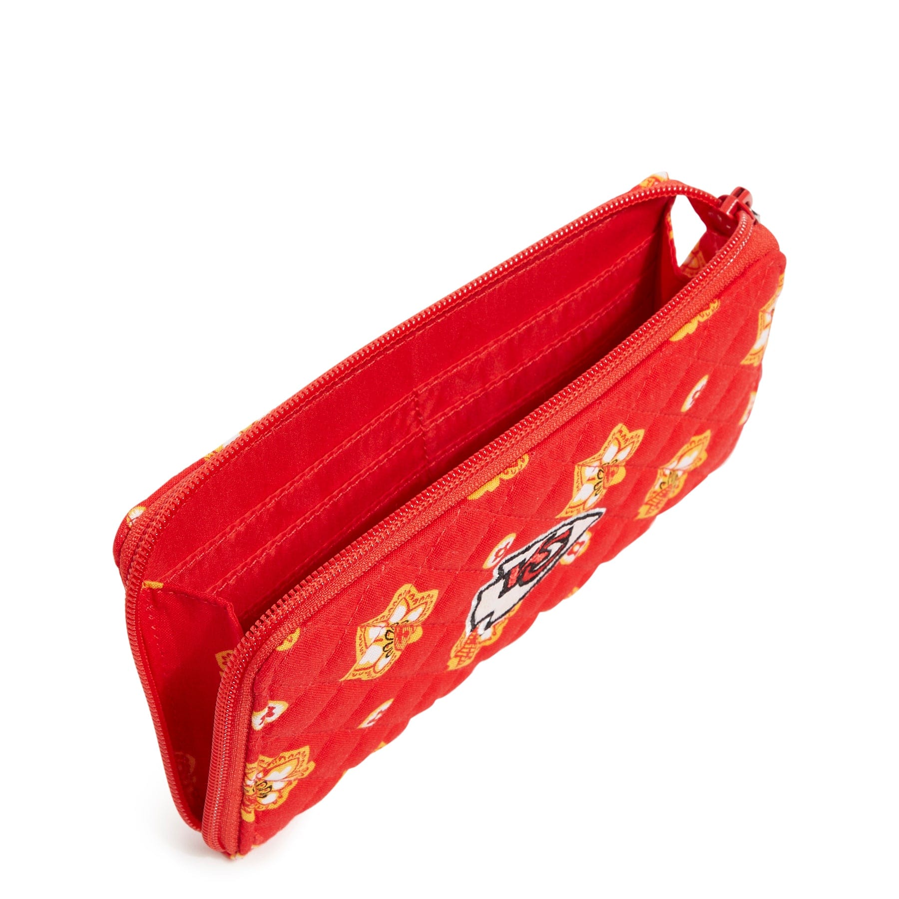 NFL RFID Front Zip Wristlet-Kansas City Chiefs Bandana-Image 3-Vera Bradley