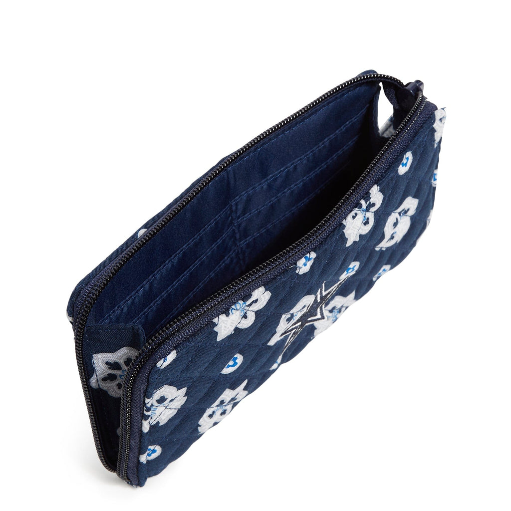 NFL RFID Front Zip Wristlet-Dallas Cowboys Bandana-Image 3-Vera Bradley