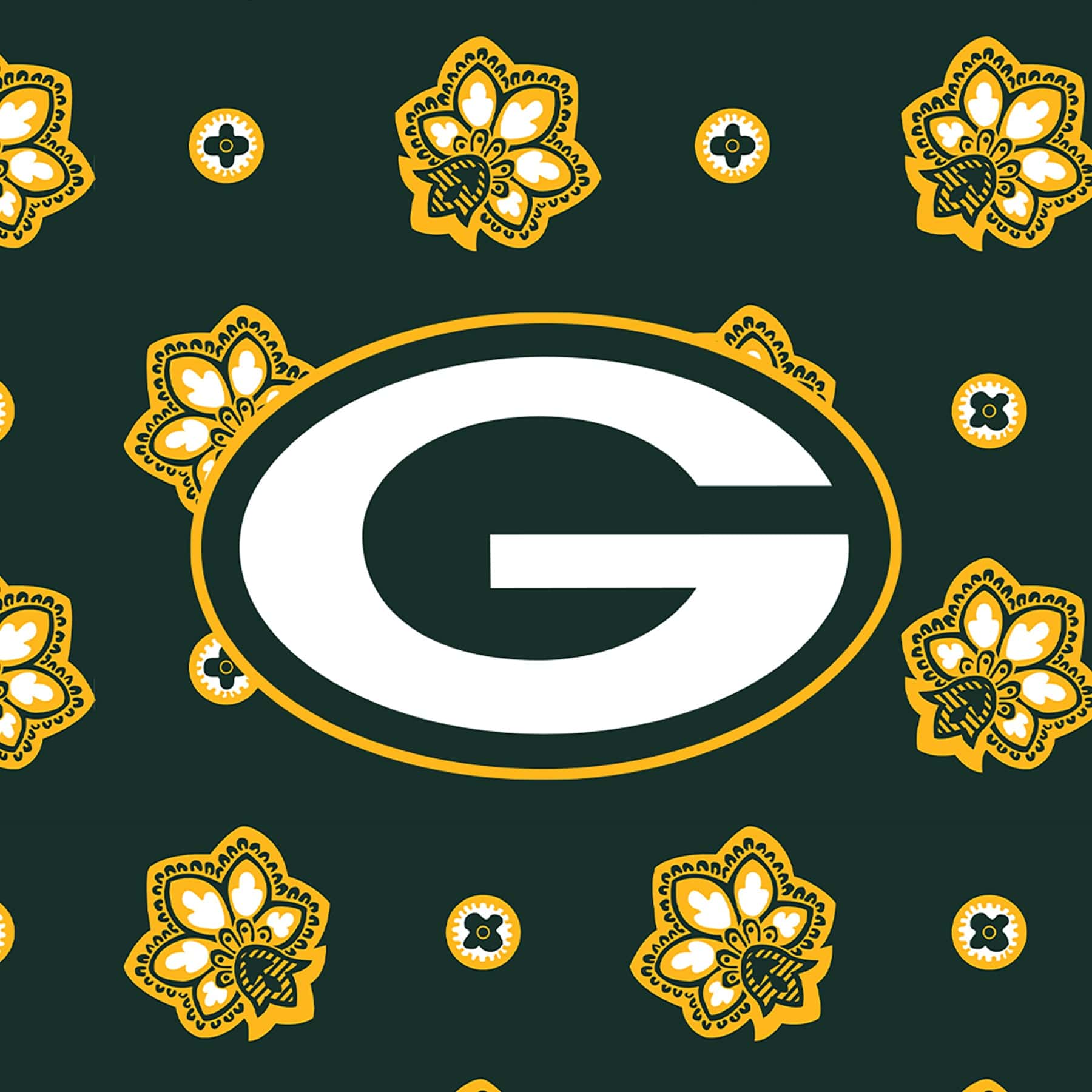 NFL RFID Front Zip Wristlet-Green Bay Packers Bandana-Image 4-Vera Bradley