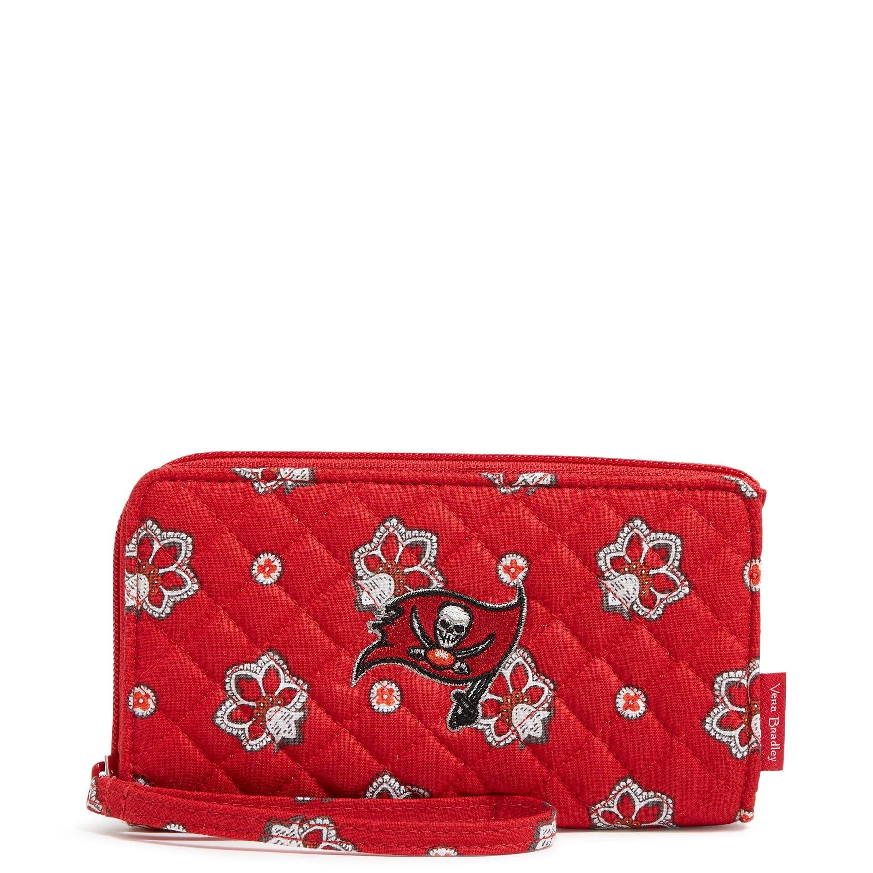 NFL RFID Front Zip Wristlet-Tampa Bay Buccaneers Bandana-Image 2-Vera Bradley