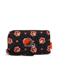 NFL RFID Front Zip Wristlet-Cleveland Browns Bandana-Image 1-Vera Bradley