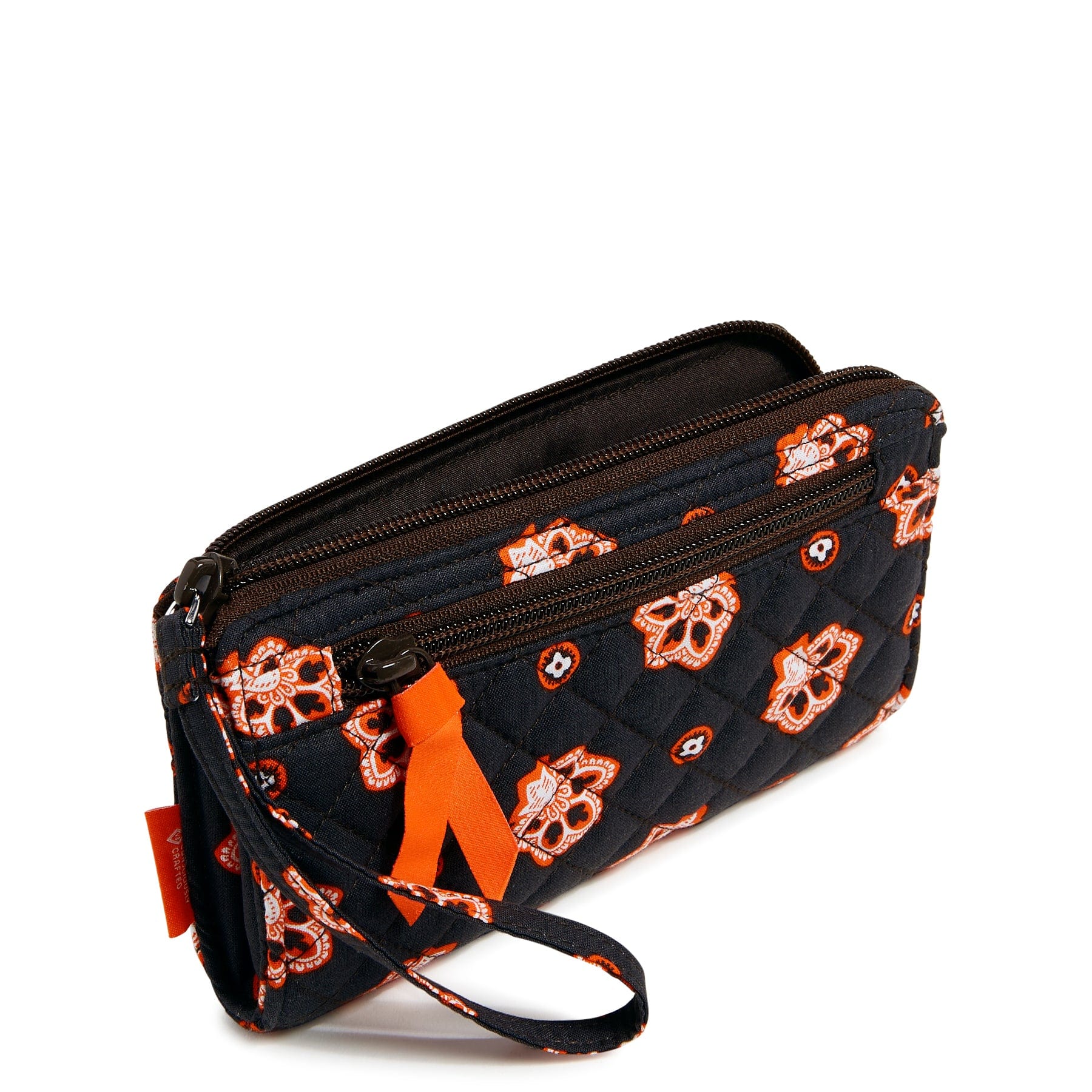 NFL RFID Front Zip Wristlet-Cleveland Browns Bandana-Image 2-Vera Bradley
