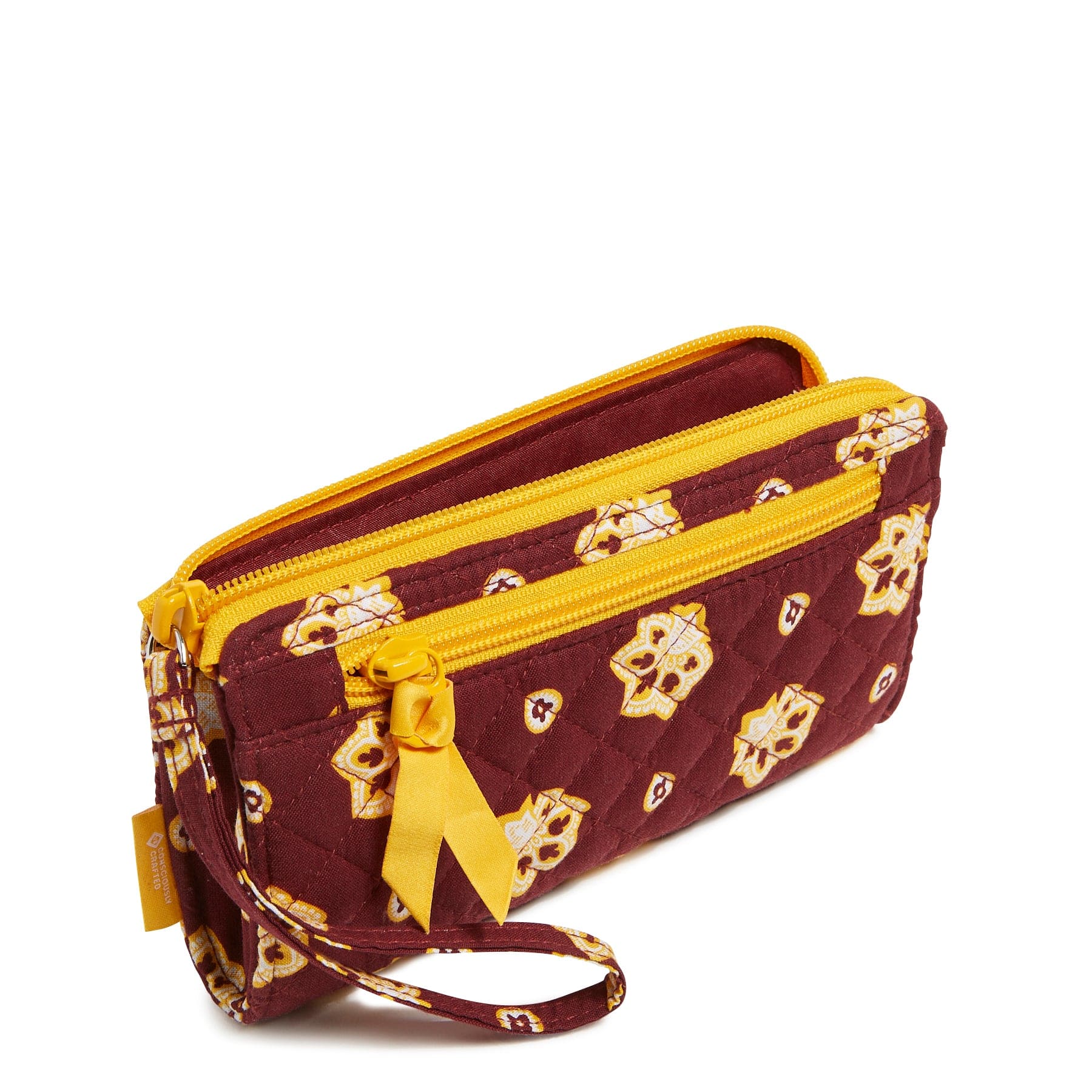 NFL RFID Front Zip Wristlet-Washington Commanders Bandana-Image 2-Vera Bradley