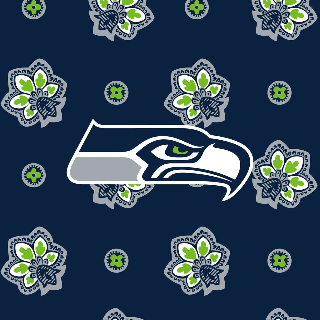 NFL RFID Front Zip Wristlet-Seattle Seahawks Bandana-Image 3-Vera Bradley