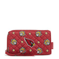 NFL RFID Front Zip Wristlet-Arizona Cardinals Bandana-Image 1-Vera Bradley