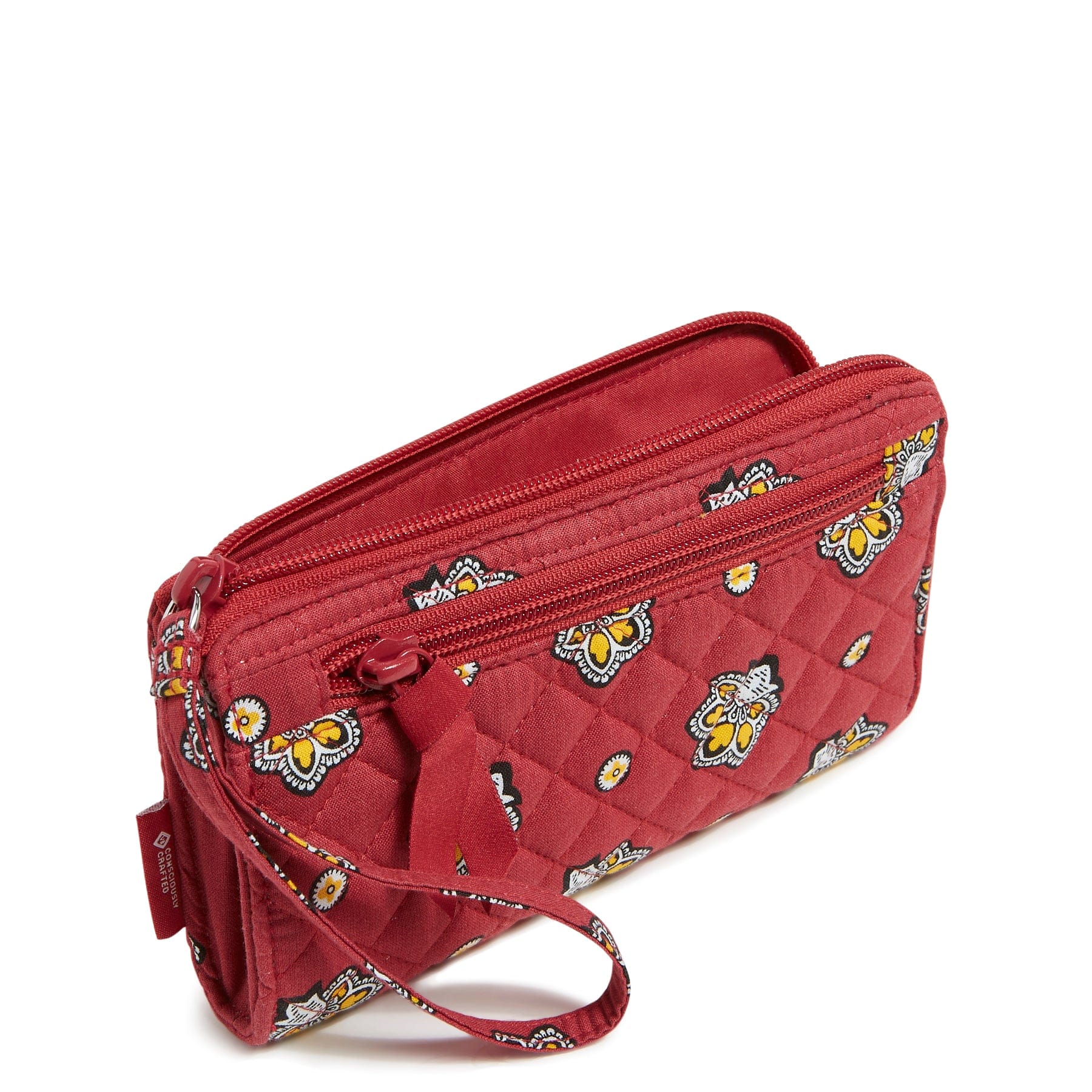 NFL RFID Front Zip Wristlet-Arizona Cardinals Bandana-Image 2-Vera Bradley