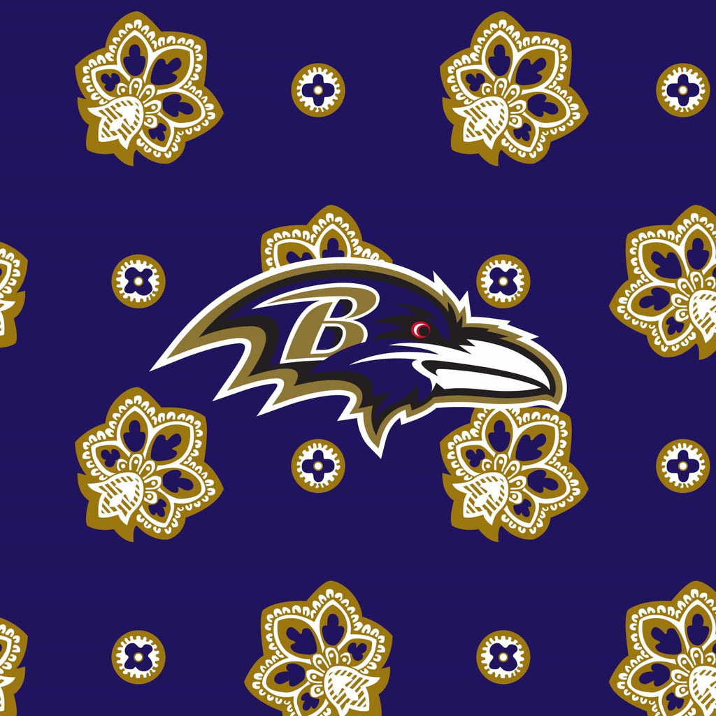 NFL RFID Front Zip Wristlet-Baltimore Ravens Bandana-Image 3-Vera Bradley