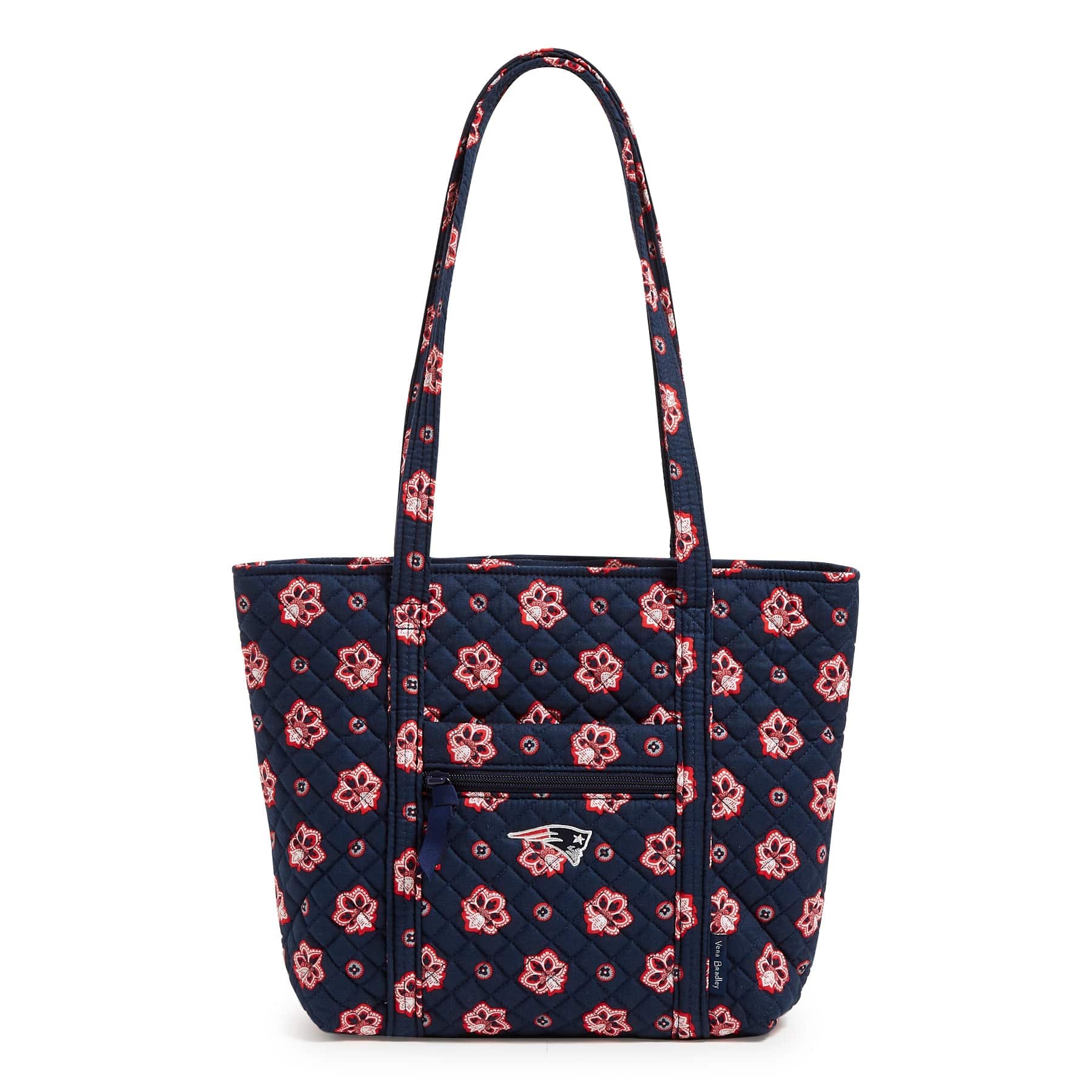 NFL Small Vera Tote Bag-New England Patriots Bandana-Image 2-Vera Bradley