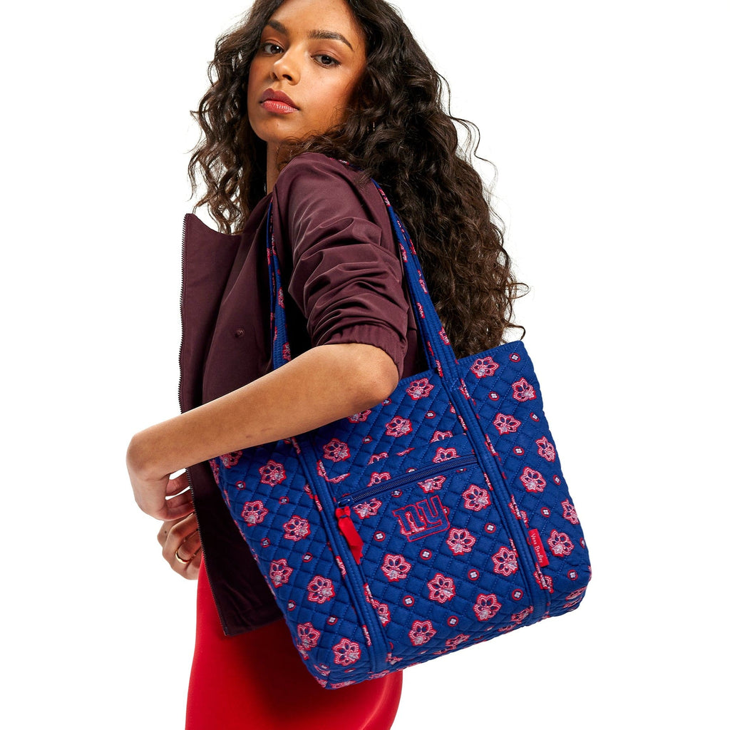 NFL Small Vera Tote Bag-New York Giants Bandana-Image 1-Vera Bradley