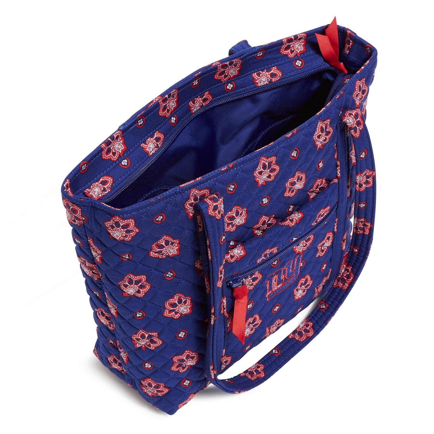 NFL Small Vera Tote Bag-New York Giants Bandana-Image 4-Vera Bradley