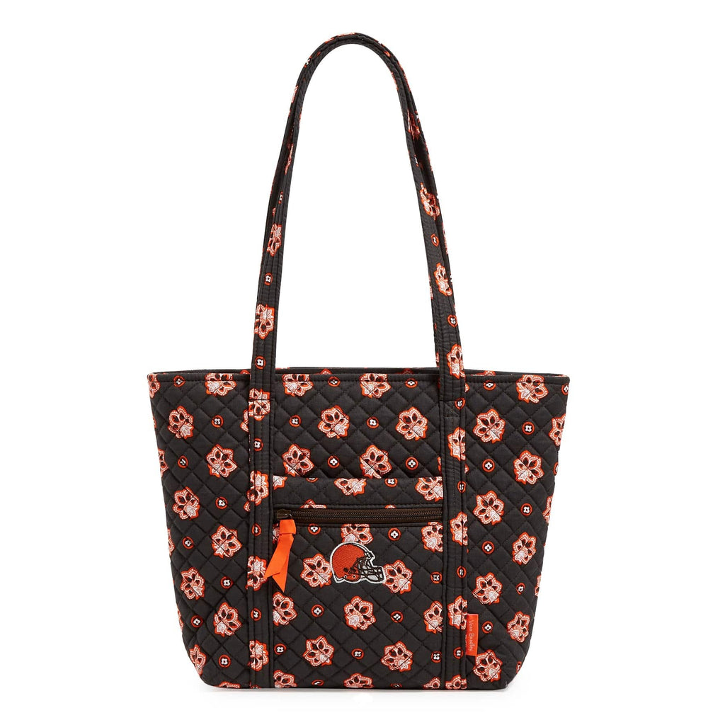 NFL Small Vera Tote Bag-Cleveland Browns Bandana-Image 2-Vera Bradley