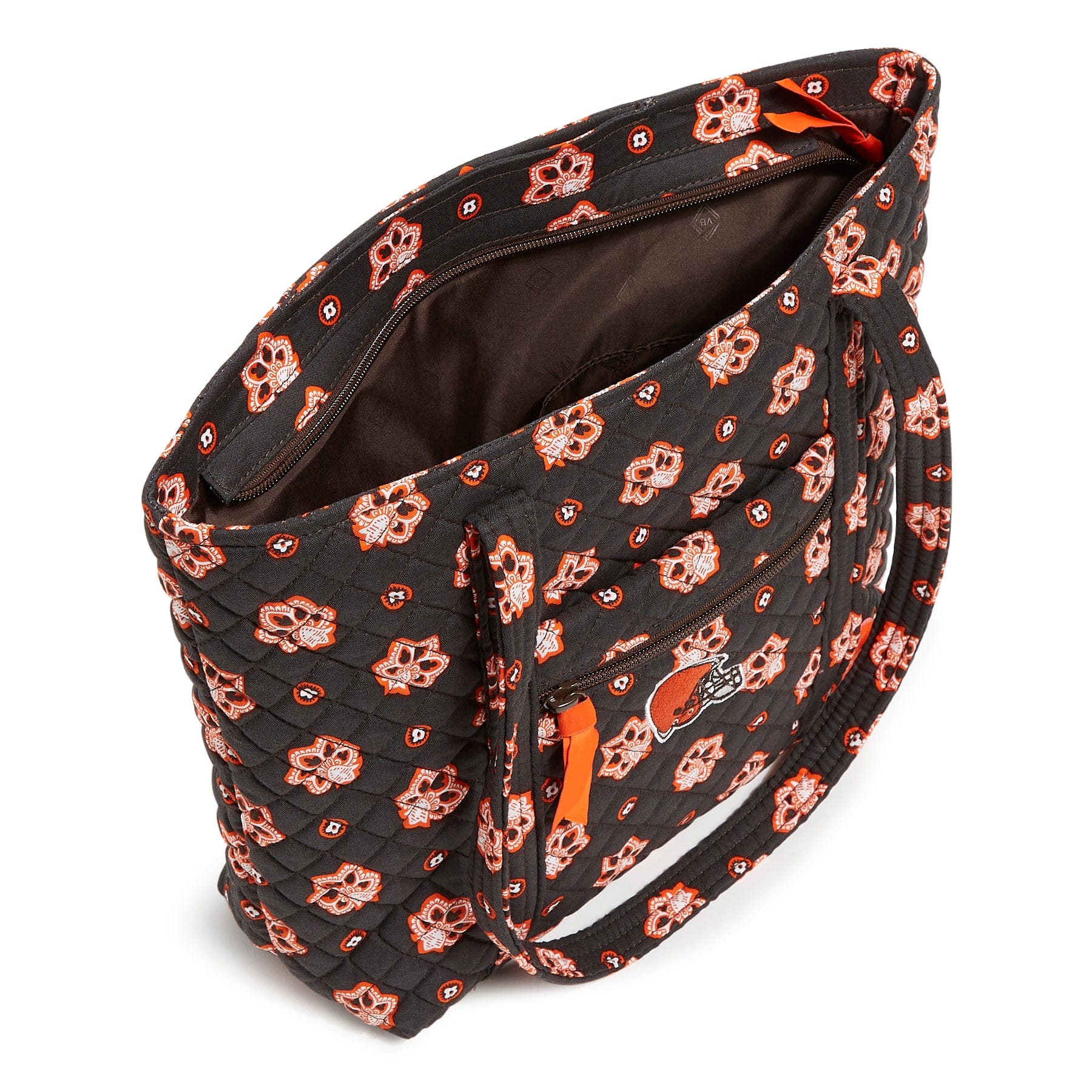 NFL Small Vera Tote Bag-Cleveland Browns Bandana-Image 4-Vera Bradley
