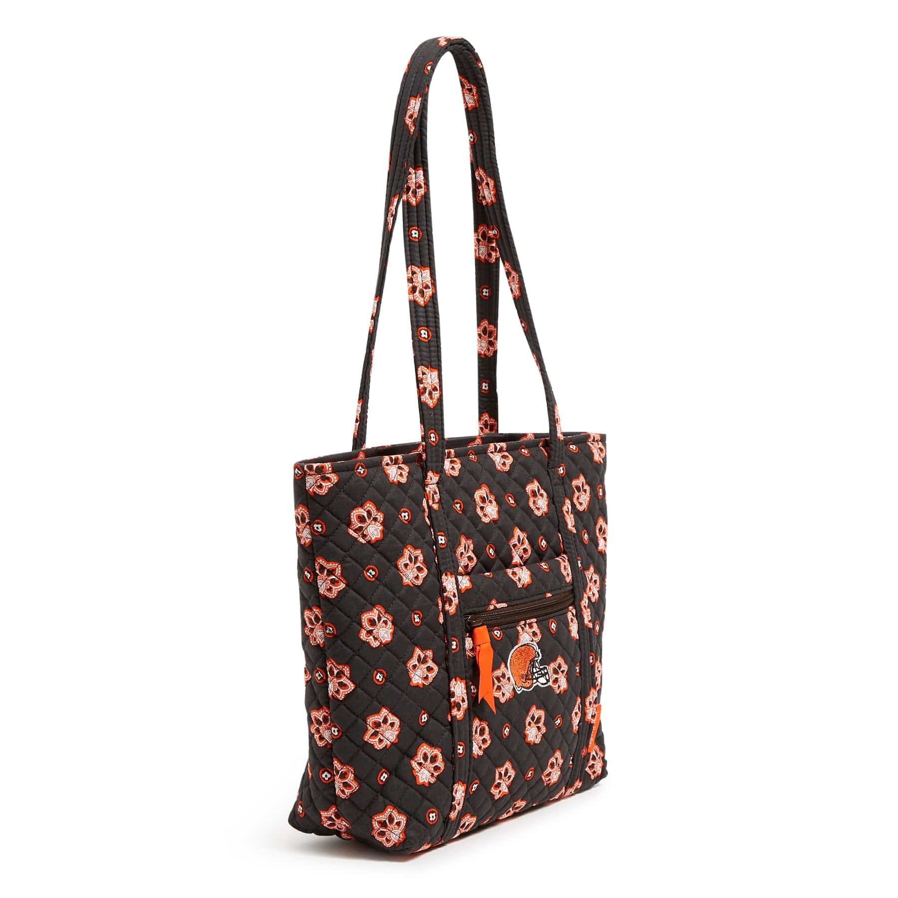 NFL Small Vera Tote Bag-Cleveland Browns Bandana-Image 3-Vera Bradley