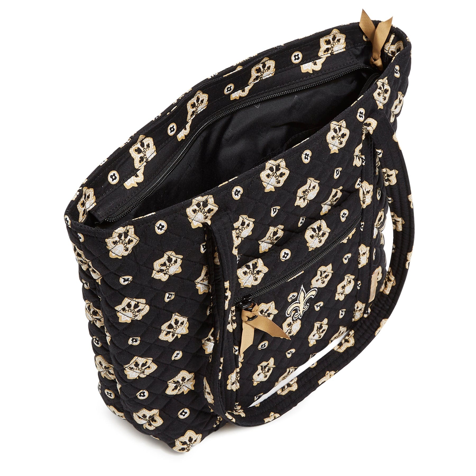 NFL Small Vera Tote Bag-New Orleans Saints Bandana-Image 4-Vera Bradley