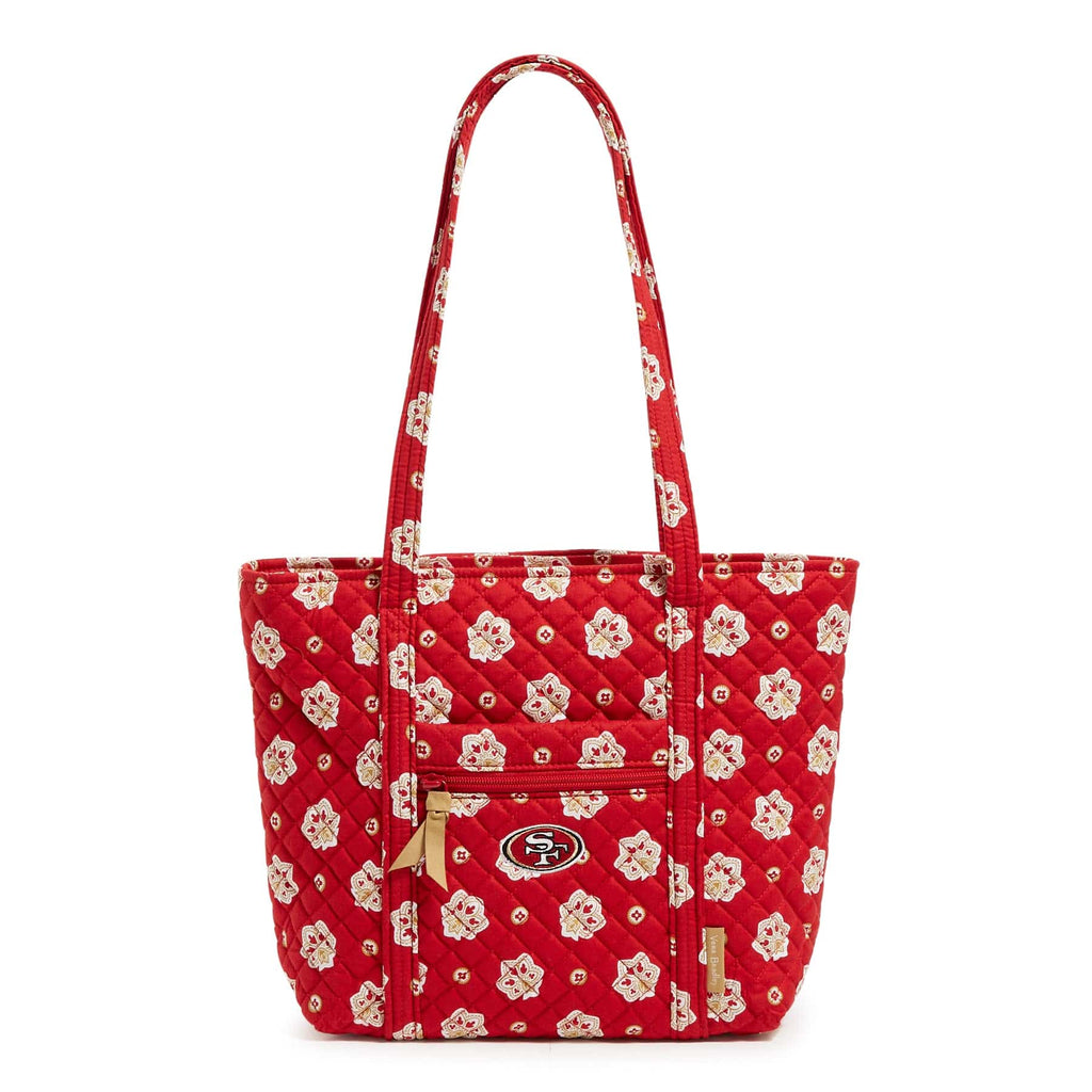 NFL Small Vera Tote Bag-San Francisco 49ers Bandana-Image 2-Vera Bradley
