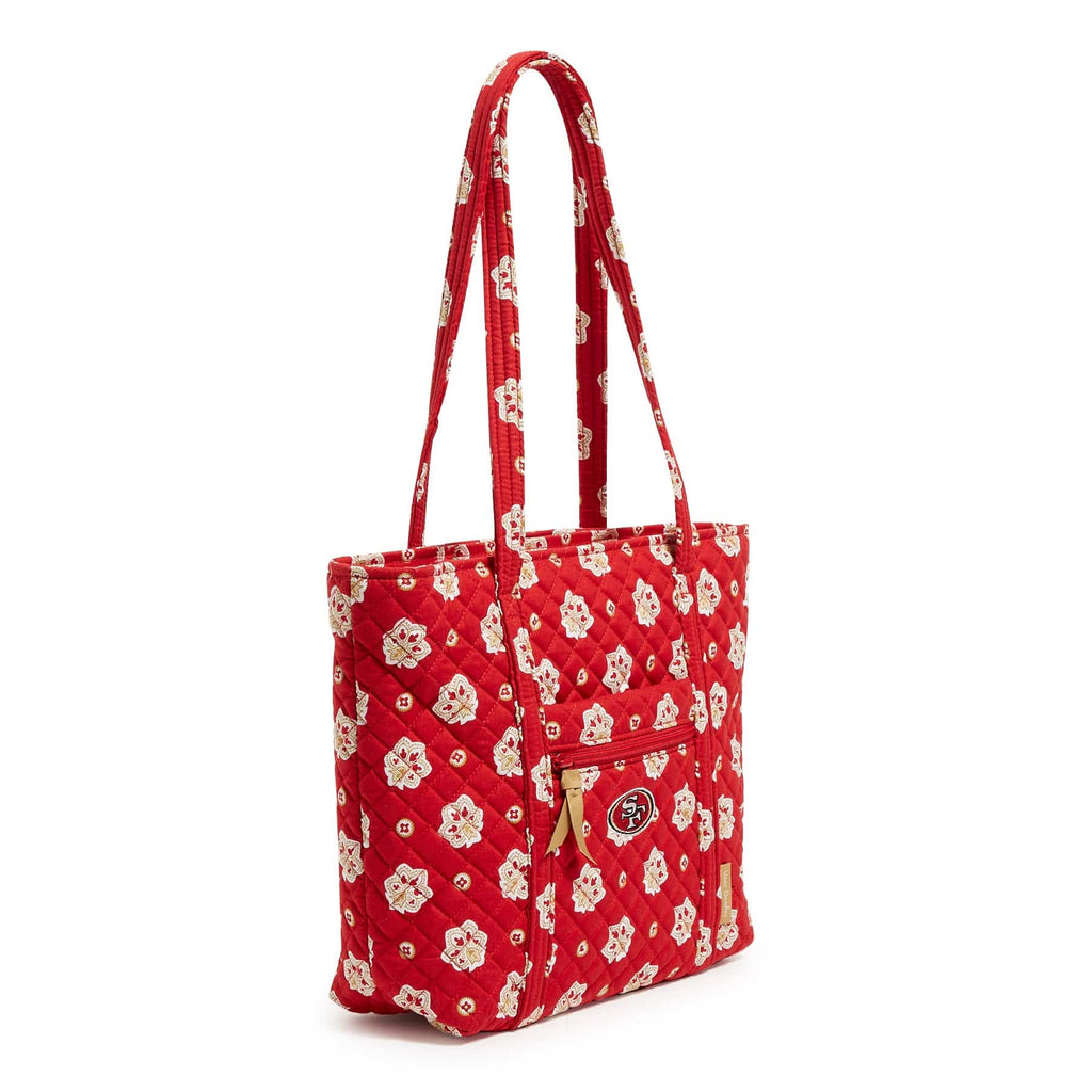NFL Small Vera Tote Bag-San Francisco 49ers Bandana-Image 3-Vera Bradley