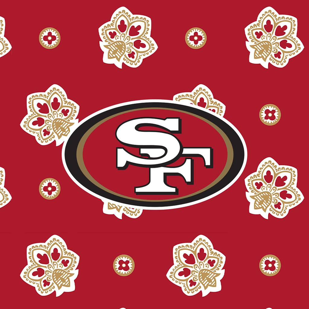 NFL Small Vera Tote Bag-San Francisco 49ers Bandana-Image 5-Vera Bradley