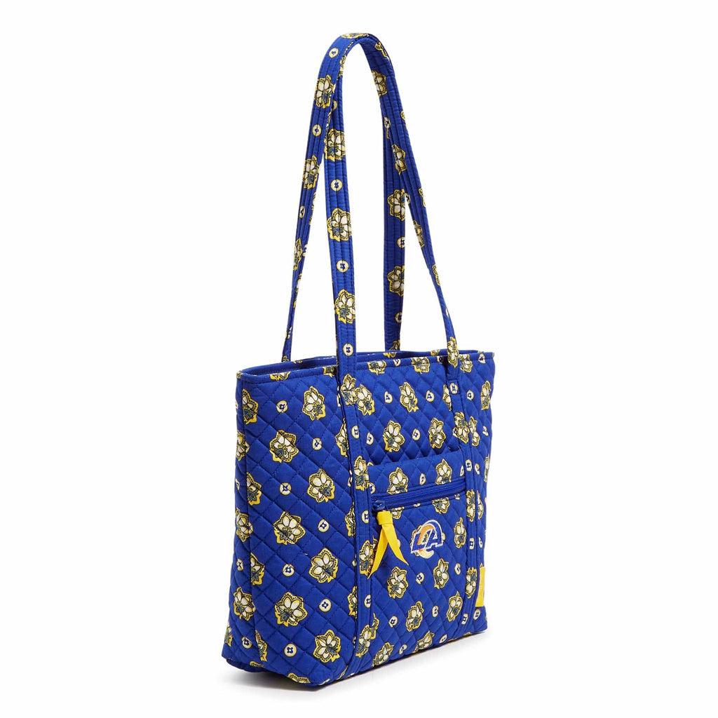 NFL Small Vera Tote Bag-Los Angeles Rams Bandana-Image 3-Vera Bradley