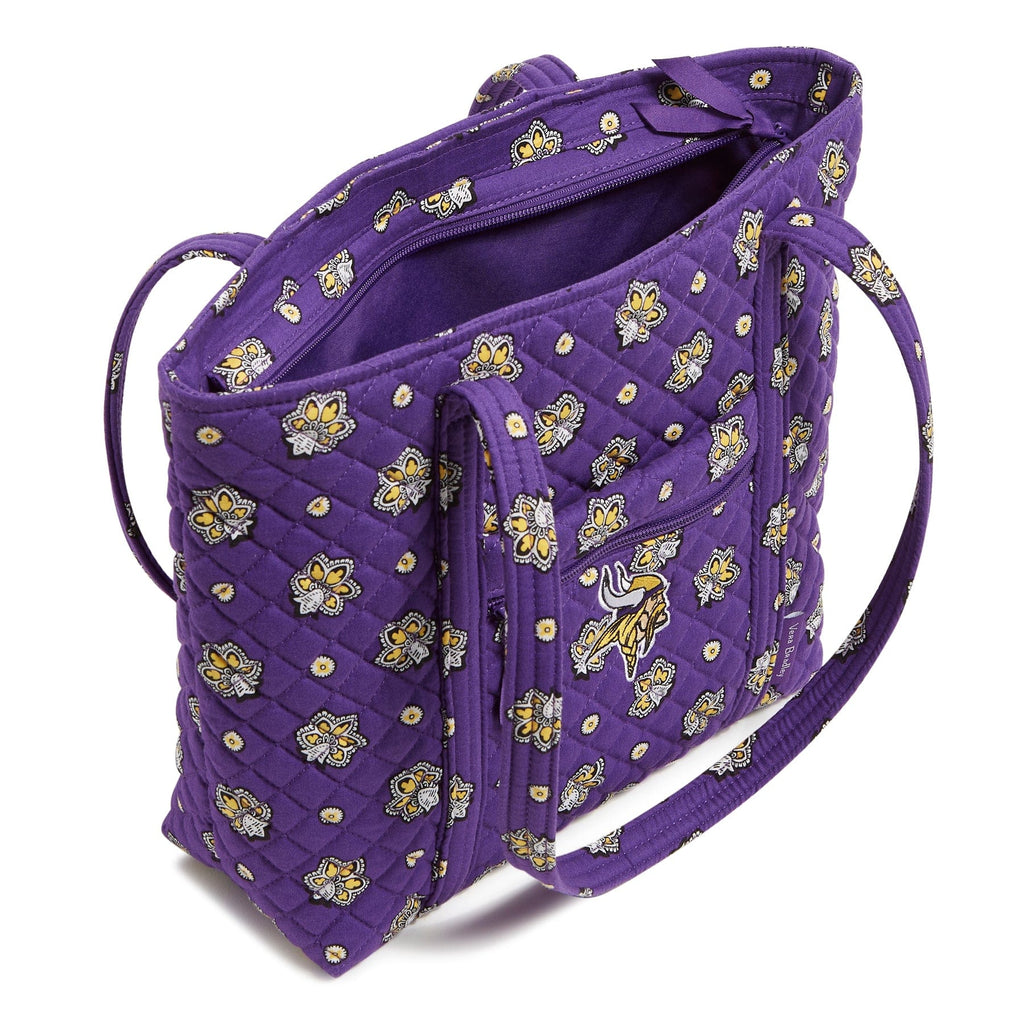 NFL Small Vera Tote Bag-Minnesota Vikings Bandana-Image 2-Vera Bradley