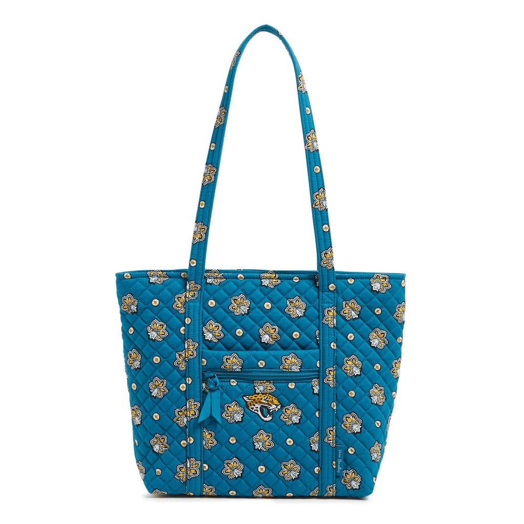 NFL Small Vera Tote Bag-Jacksonville Jaguars Bandana-Image 1-Vera Bradley