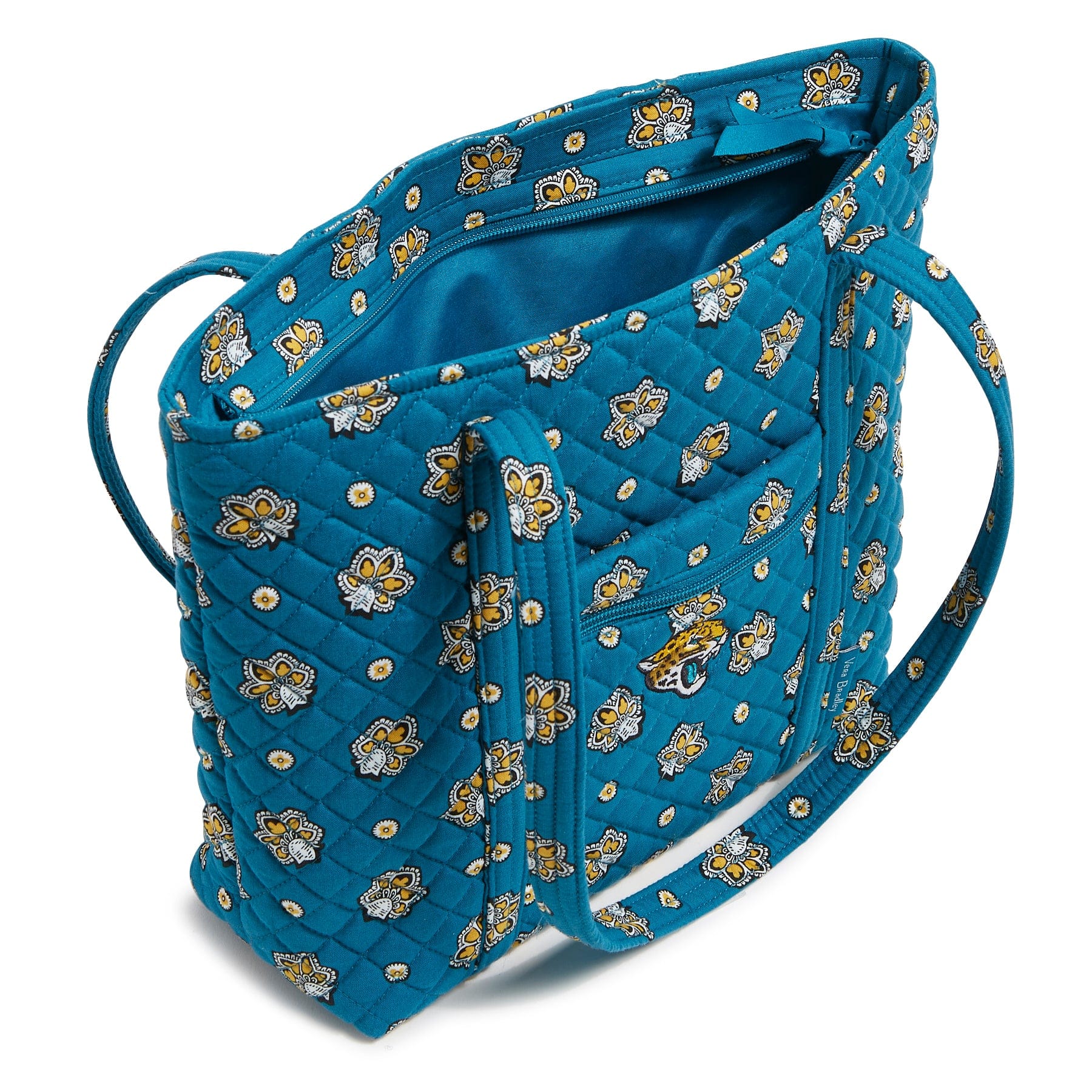NFL Small Vera Tote Bag-Jacksonville Jaguars Bandana-Image 2-Vera Bradley