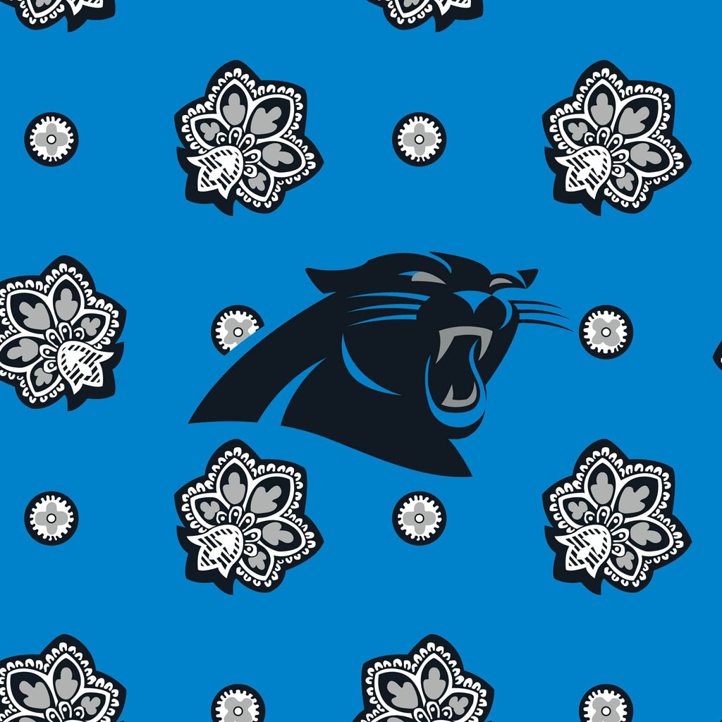 NFL Small Vera Tote Bag-Carolina Panthers Bandana-Image 3-Vera Bradley