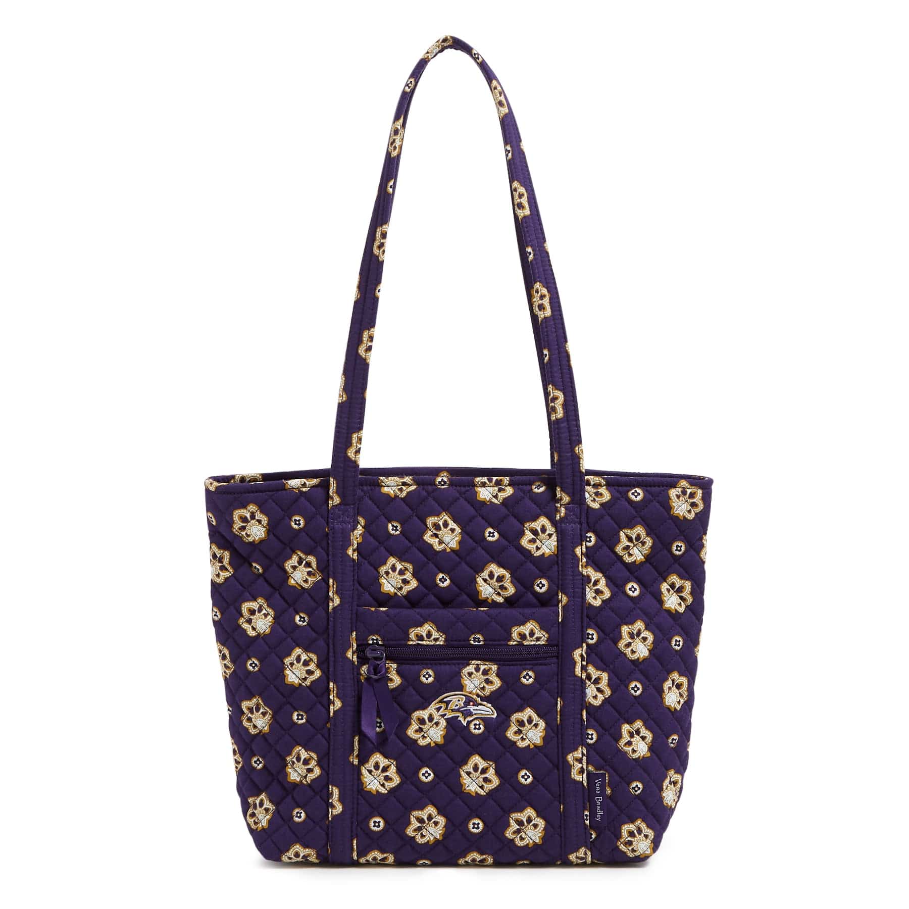 NFL Small Vera Tote Bag-Baltimore Ravens Bandana-Image 1-Vera Bradley