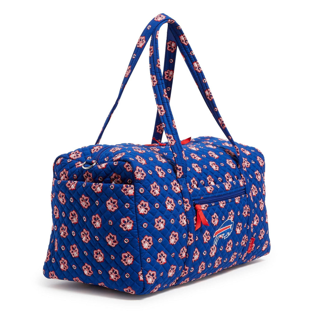 NFL Large Travel Duffel Bag-Buffalo Bills Bandana-Image 3-Vera Bradley