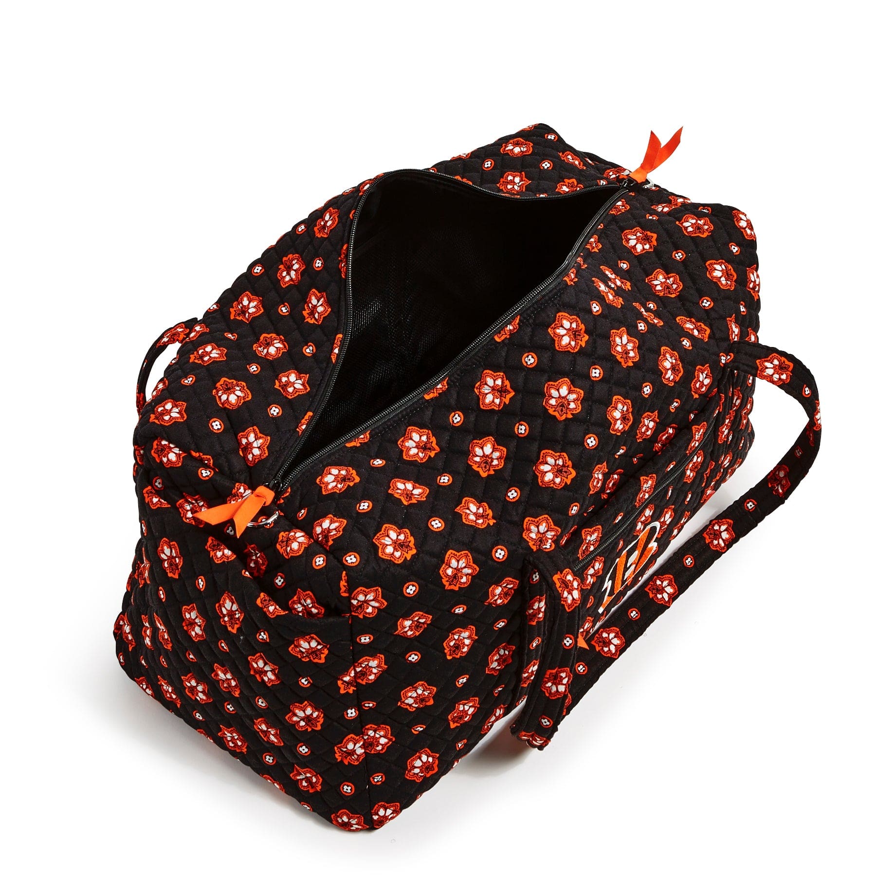 NFL Large Travel Duffel Bag-Cincinnati Bengals Bandana-Image 4-Vera Bradley